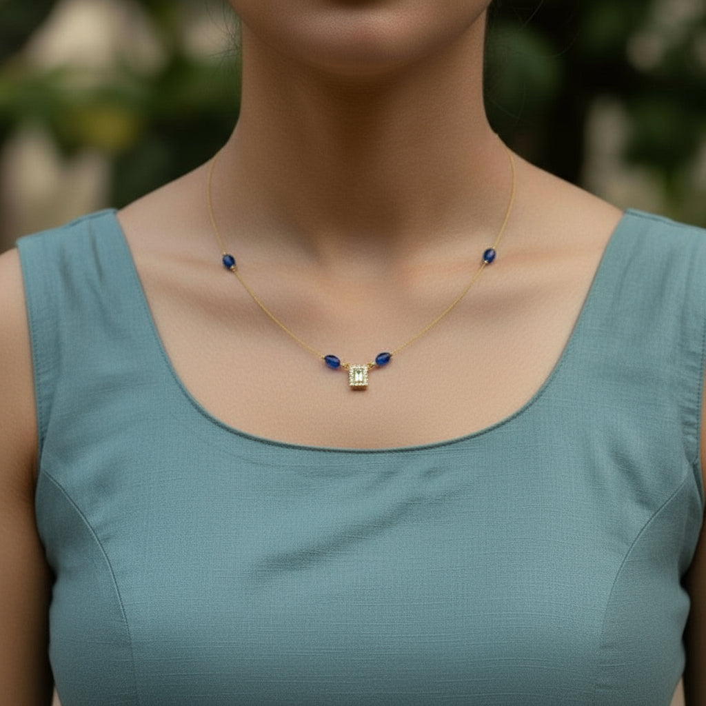 Ethereal Blue Invisible Choker