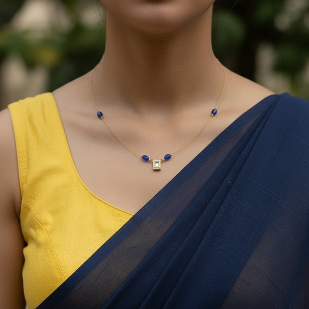 Ethereal Blue Invisible Choker