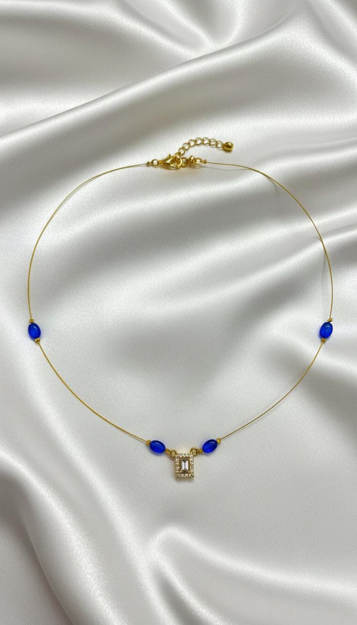 Ethereal Blue Invisible Choker