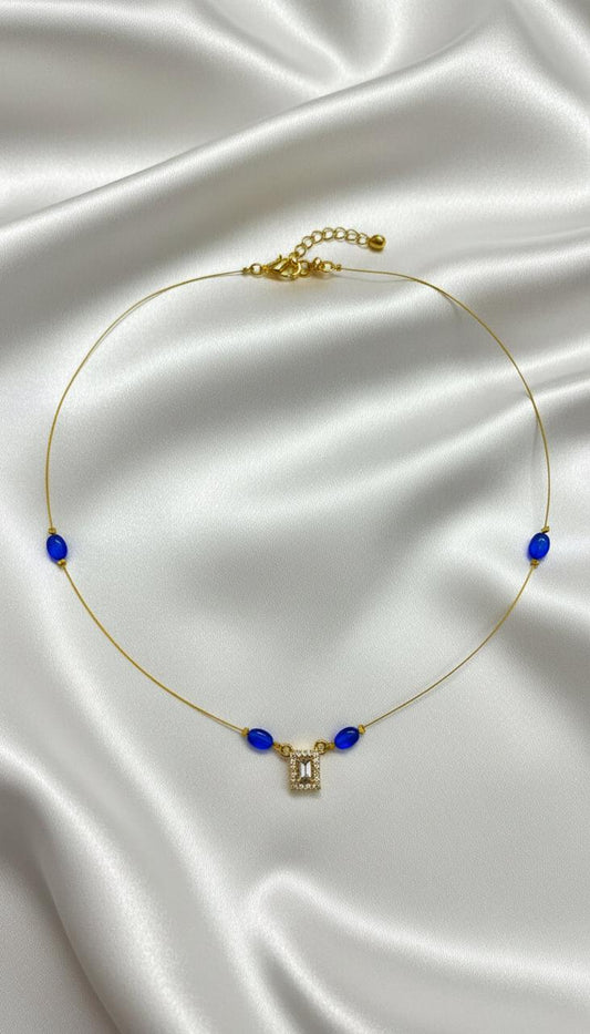 Ethereal Blue Invisible Choker