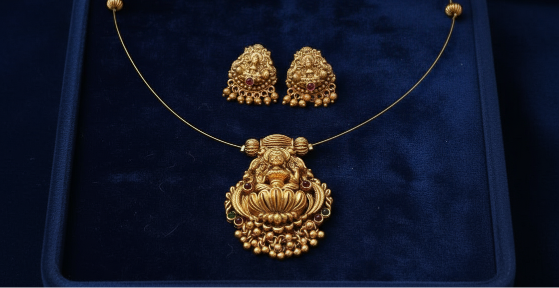 INVISIBLE LAKSHMI CHOCKER SET