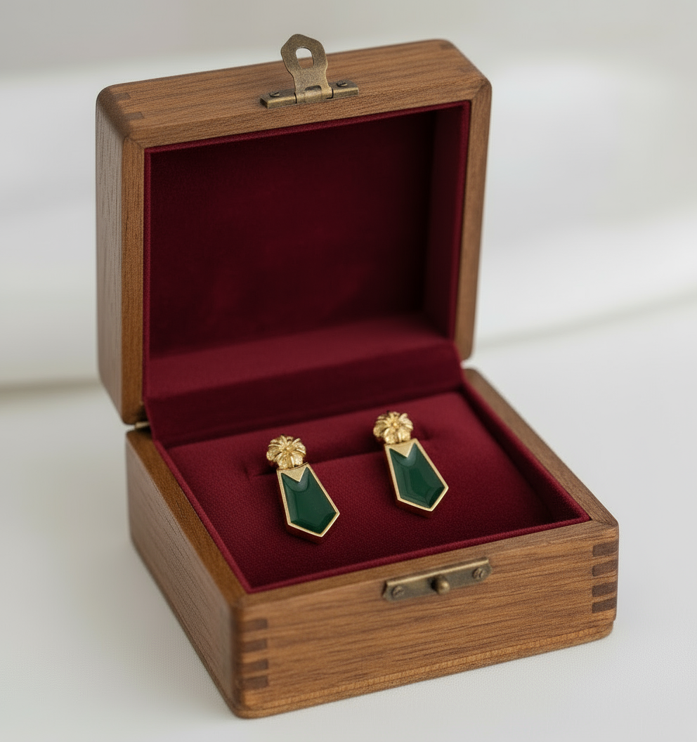 Palakka Choker with Earings