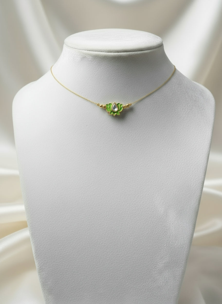 Trending Invisible single Lotus Chocker