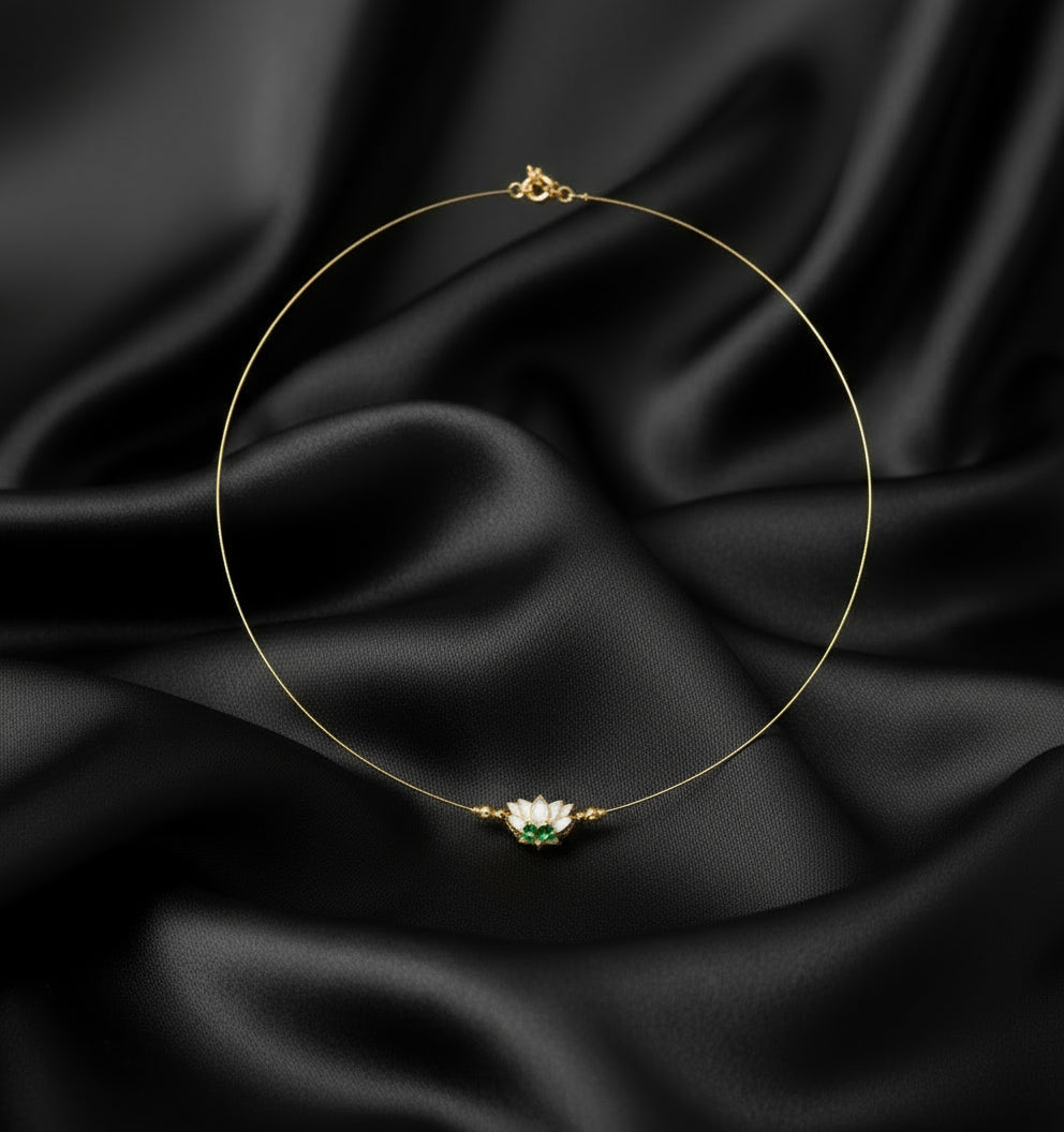 Trending Invisible single Lotus Chocker